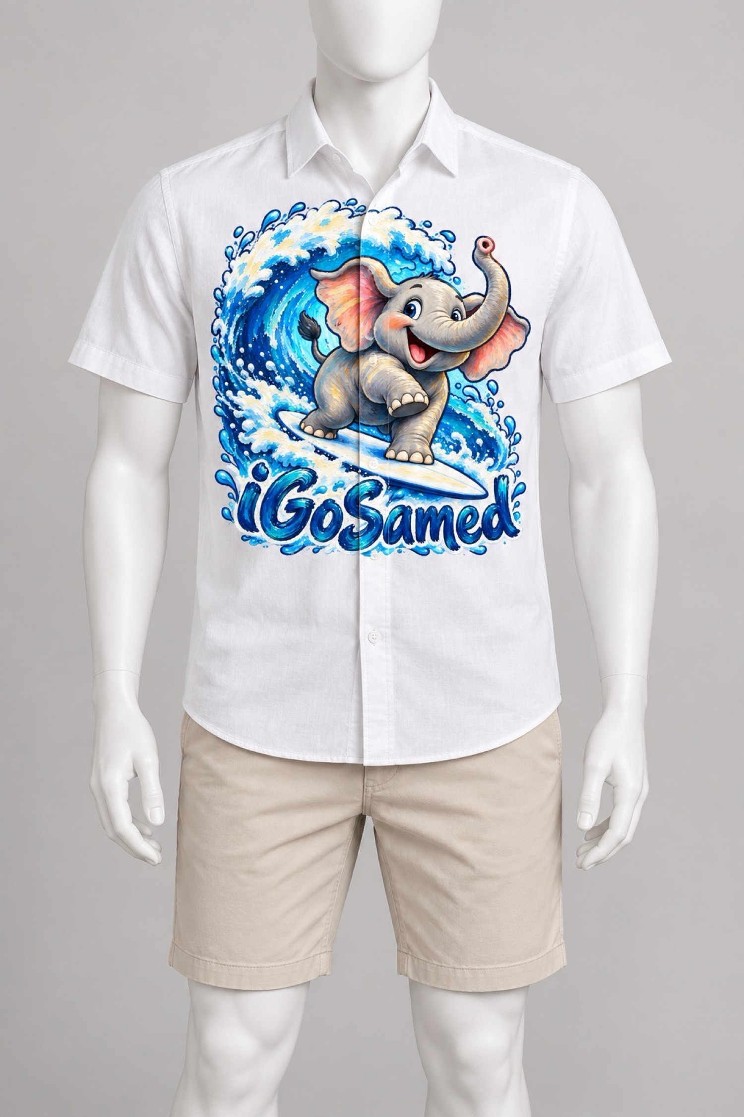 Surfing Elephant Shirt