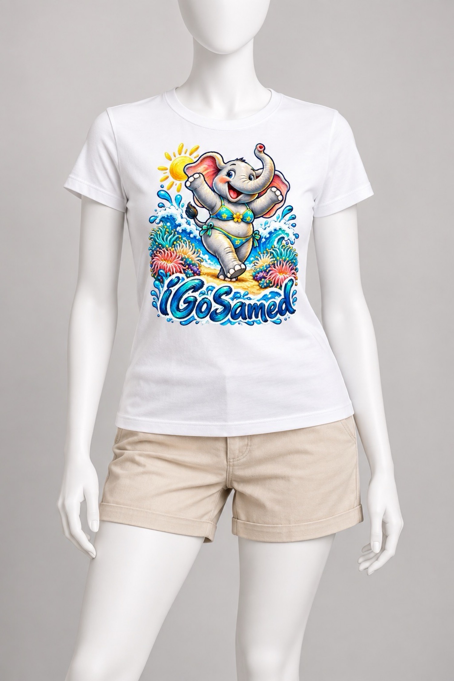 Bikini Elephant Tee Women