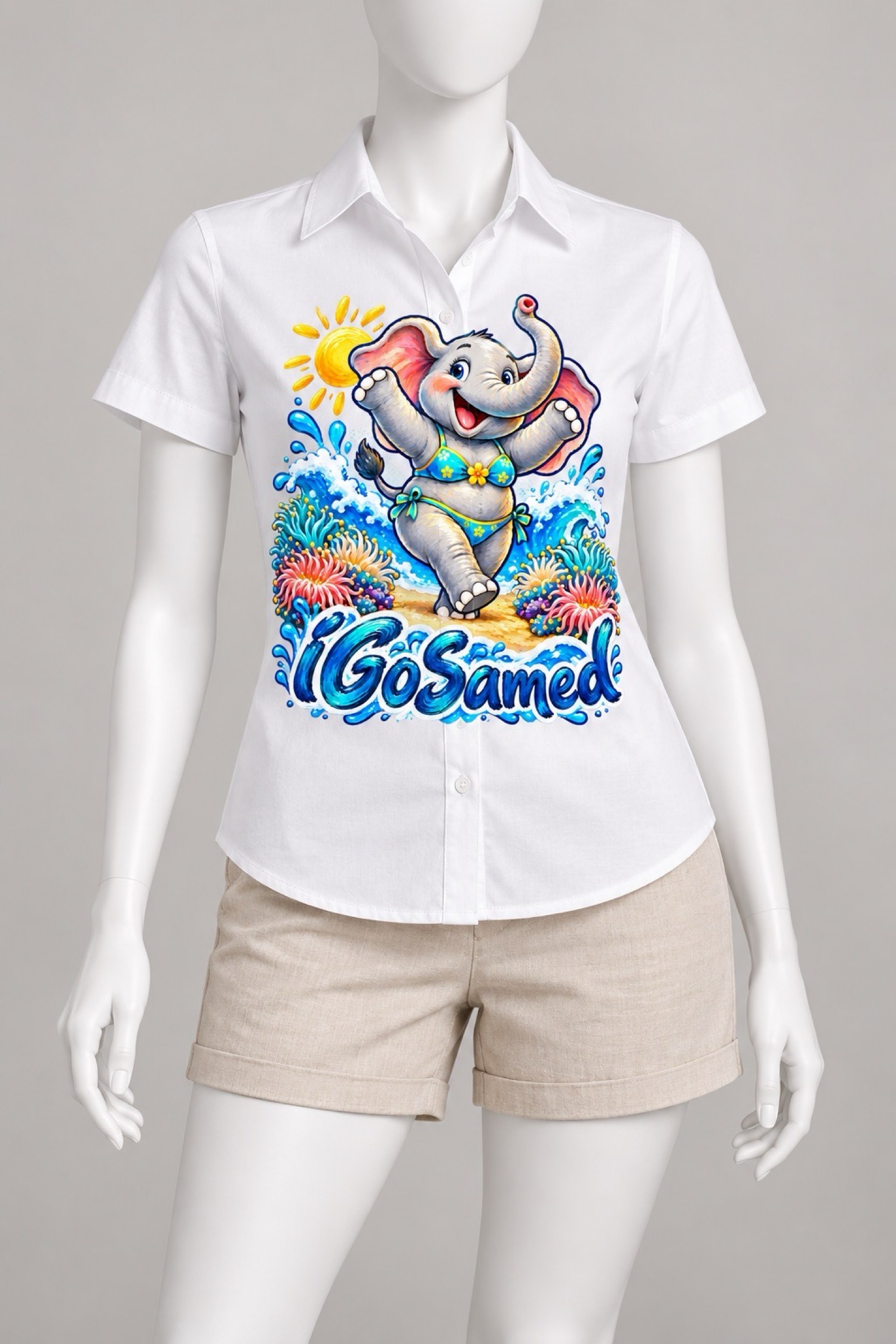 Bikini Elephant Shirt Women