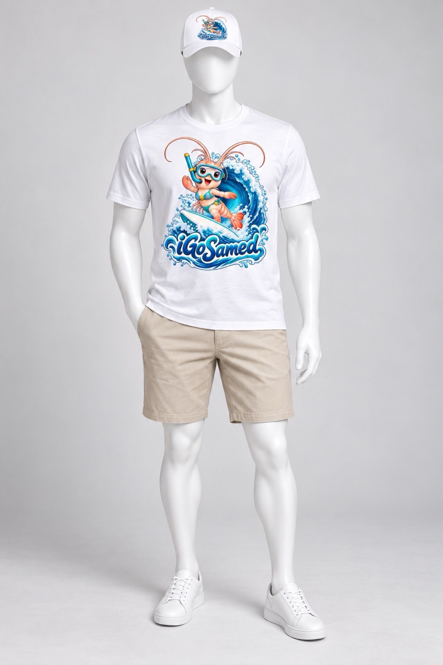 Surfing Shrimp Tee