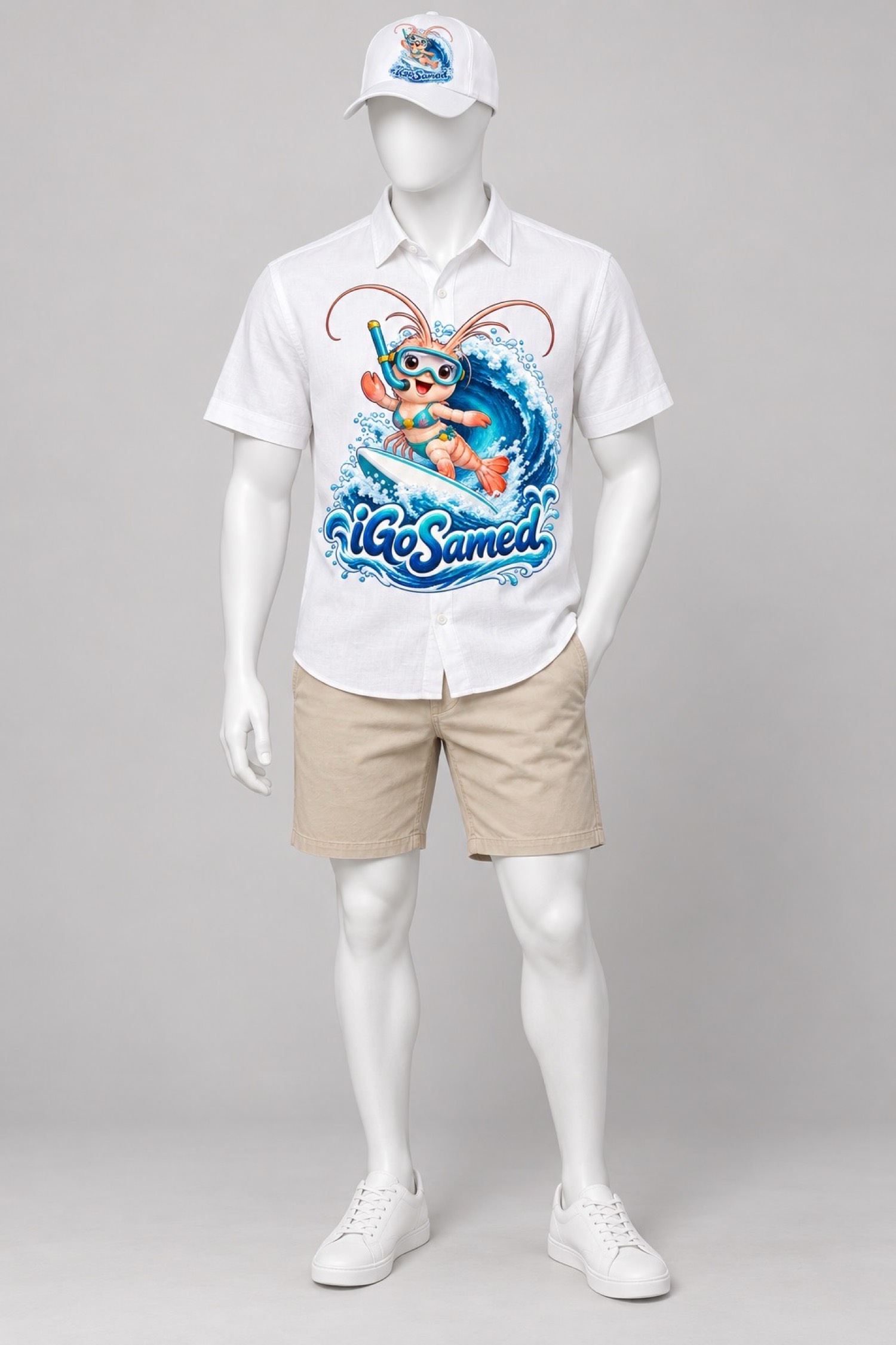 Surfing Shrimp Shirt