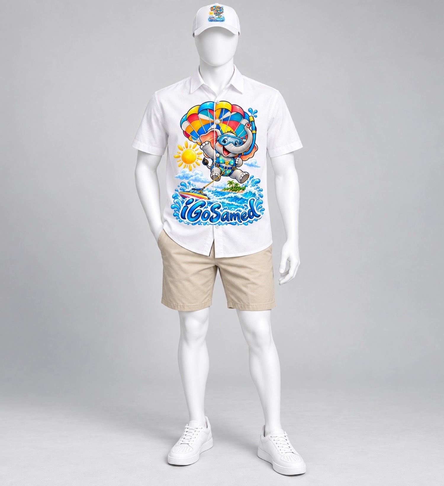 Parasailing Elephant Shirt