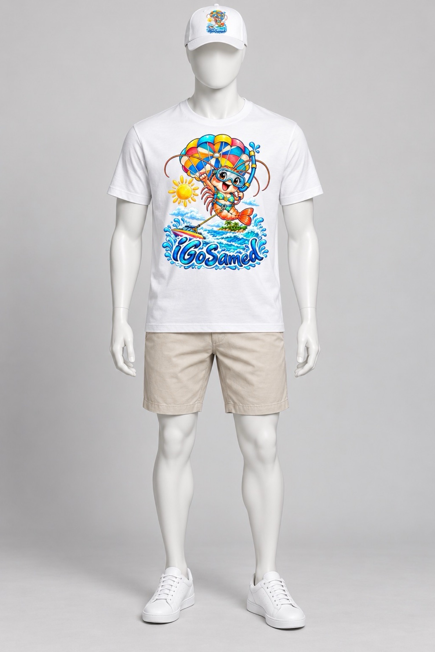 Parasailing Shrimp Tee