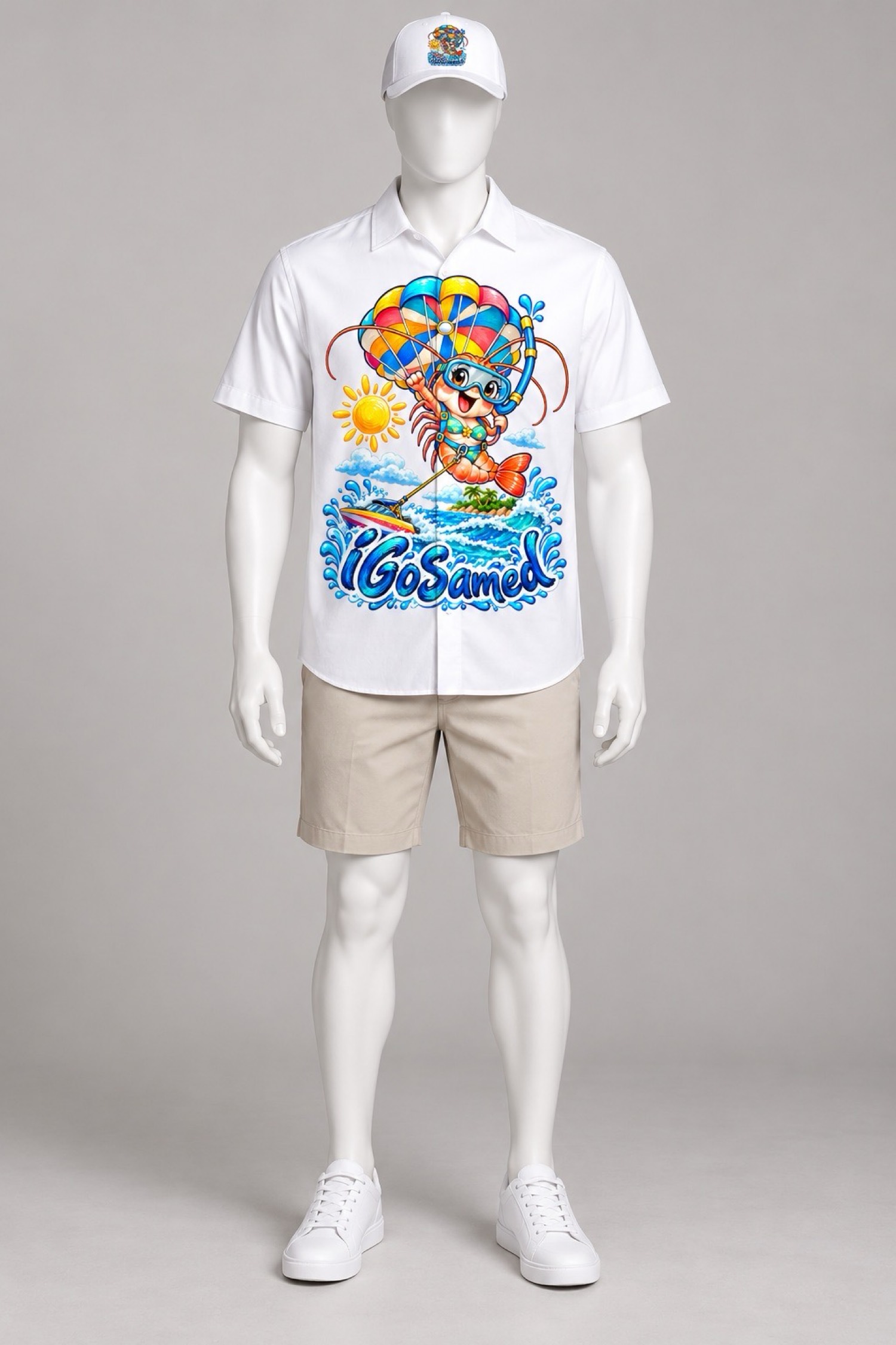 Parasailing Shrimp Shirt
