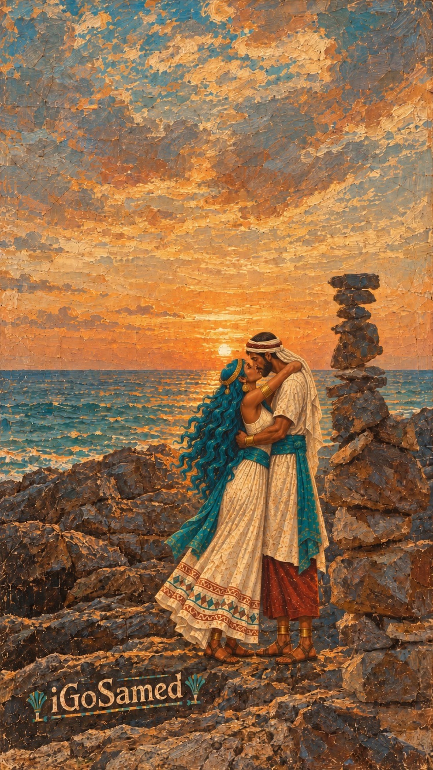 Eternal Embrace at Dusk